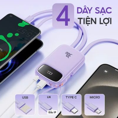 Pin dự phòng 20000mAh nhỏ gọn